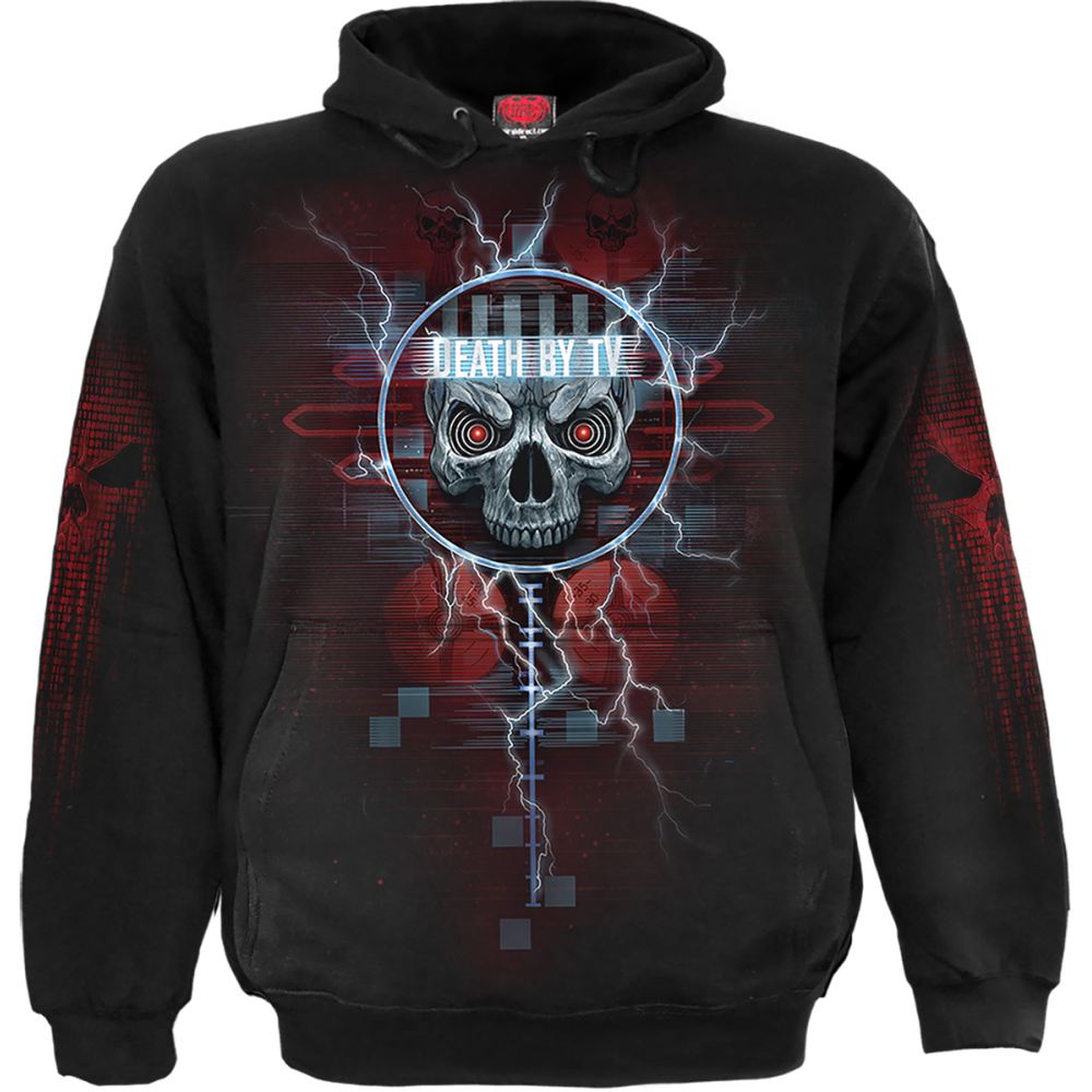 Spiral - Death By Tv Hoodie - Black